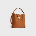 CELINE MEDIUM BUCKET LOUISE IN NUBUCK CALFSKIN - Image 4
